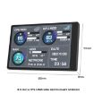 3.5 Inch IPS Computer Monitor USB Chassis Vice Screen Set 2 - Black - 3