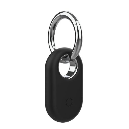Samsung Galaxy SmartTag 2 Keychain Silicone Case - Black - 1