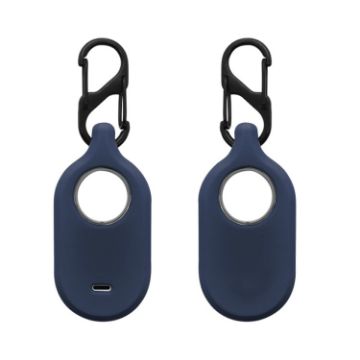 Samsung Galaxy SmartTag2 Silicone Protective Case - S Buckle Deep Blue - 1
