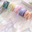 Champagne Pink Fishtail Yarn Flower Cake Baking Ribbon Lace - 2