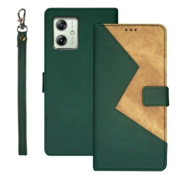 Motorola Moto G54 5G EU Green Leather Phone Case - 1