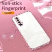 Realme X50/X50m 5G Transparent Plating Phone Case - Gold - 4