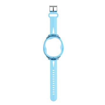 Picture of For Tamagotchi UNI (2023) Pet Game Machine Silicone Integrated Watch Strap Protective Case (Transparent Blue)