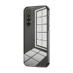 Realme X50/X50m 5G Transparent Plating Phone Case - Black - 1