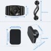 Picture of Double-headed 360 Degree Car Magnetic Mobile Phone Navigation Holder (Black)