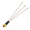 IPX to SMAJ RG178 Pigtail WIFI Antenna Extension Cable Jumper (20cm) - 1