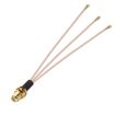 IPX to SMAK RG178 Pigtail WIFI Antenna Extension Cable Jumper (15cm) - 1