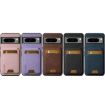 Google Pixel 8a Suteni H02 Litchi Leather Card Wallet Stand Back Phone Case - 6