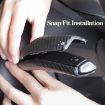 Tesla Model 3/Y Turn Signal Lever Cover - Carbon Fiber Pattern (Matt Black) - 5