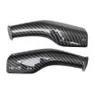 Tesla Model 3/Y Turn Signal Lever Cover - Carbon Fiber Pattern (Bright Black) - 2