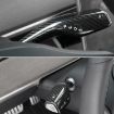 Tesla Model 3/Y Turn Signal Lever Cover - Carbon Fiber Pattern (Bright Black) - 4