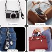 Samsung Galaxy SmartTag 2 Leather Keychain Protective Case - Deep Blue - 7