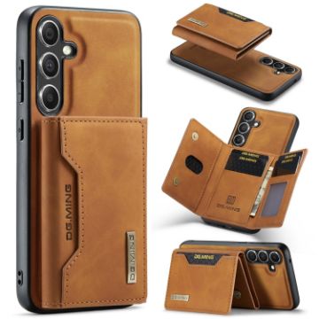 Samsung Galaxy S24 5G DG.MING M2 Series 3-Fold Multi Card Bag + Magnetic Phone Case - 1
