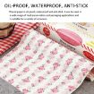 Picture of 50sheets/Pack Food Wrapping Paper Baking Wax Paper Grease Proof Waterproof Liners, Spec: Rose