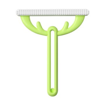 Picture of Cats Hair Removal Brush Antler Household Pet Sticky Coat Cleaner (Green)