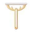 Picture of Cats Hair Removal Brush Antler Household Pet Sticky Coat Cleaner (Orange)
