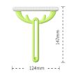 Picture of Cats Hair Removal Brush Antler Household Pet Sticky Coat Cleaner (Orange)