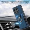 For Honor X6a Retro Skin-feel Ring Card Wallet Phone Case Blue - 4