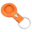 Orange AirTag Leather Case - Shockproof & Anti-scratch - 2