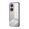Transparent Purple Plating Phone Case for vivo Y100/Y100A - 1