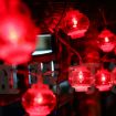 3m 20 Light Chinese Red Lantern LED Lights - New Year Celebration - 3