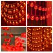 1.5m Chinese Red Lantern LED Lights - 10 Light New Year (Flush Lantern) - 2