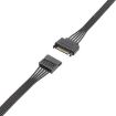 30cm SATA 15Pin Male/Female Extension Cable - Durable HDD Power Connection - 3