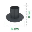 Grey Anti-Splash Cover for Thermomix TM5/TM6 - Protects Kitchen Machine - 4