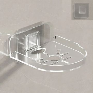 Wall Mounted Camera Bracket Surveillance Rack Shelf Transparent - 1