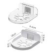 Wall Mounted Camera Bracket Surveillance Rack Shelf Transparent - 3