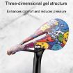 ENLEE E-ZD412 Carbon Fiber Mountain Bike Saddle Skull Style - 8