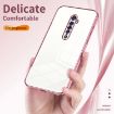 OPPO Reno2 Transparent Plating Fine Hole Phone Case - Blue - 5