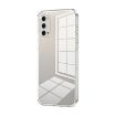 OPPO Reno4 Transparent Plating Phone Case - Fine Hole Design - 1