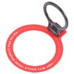CPS-050 Adhesive MagSafe Magnetic Ring Phone Holder (Red) - 2