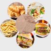 Deli Greaseproof Paper Baking Wrapping Paper 500 Sheets - 22 x 22cm Brown - 6