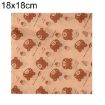 Bear Pattern Greaseproof Paper Baking Wrapping Paper 18x18cm - 1