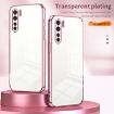 OPPO A91 Transparent Plating Fine Hole Phone Case - Silver - 2