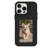 iPhone 14 Pro Max NFC E-ink Screen DIY Phone Case - Black - 1