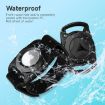 Black IP67 Waterproof Airtag Watch Band with Paste Bracelet - 5