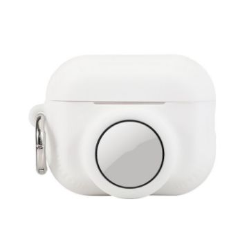 Silicone Anti-drop Case for AirPods Pro 2/Airtag 2 - White - 1