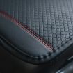 Car Center Console Cover Mat Fiber Leather Embossed Double Line Armrest Cover - 5
