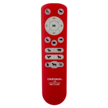 CHUNGHOP Twelve Zodiac Animal Button Remote Control (Red) - 1