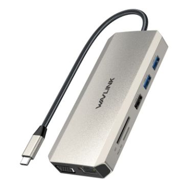WAVLINK WL-UMD301 12 in 1 Multi-port Adapter - USB-C Hub Dock - 1