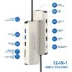 WAVLINK WL-UMD301 12 in 1 Multi-port Adapter - USB-C Hub Dock - 2