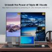 WAVLINK WL-UMD305 7 in 1 4K DP/HDMI USB-C Hub Dock Adapter - 4