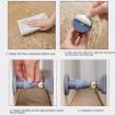 Silent Magnetic Door Stopper - Purple - 8