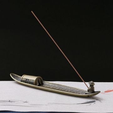 Picture of Fisherman Incense Stick Holder Insence Burner Ash Catcher Insense Stand (Fishing Boat)