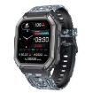 KR06 Waterproof Pedometer Sport Smart Watch, Camouflage Black - 1