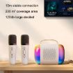 Picture of Y5 1 Microphone Portable Bluetooth Speaker Home And Outdoor Wireless Karaoke Audio (White)