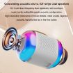 Y5 1 Microphone Portable Bluetooth Speaker (Pink) - 5